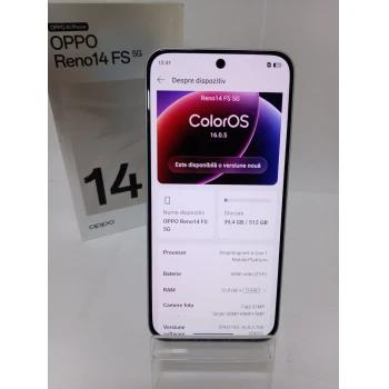 Telefon Oppo Reno 14 FS 512 GB Sky Blue