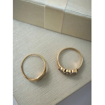 Set inele din Aur proba 585 5.59 Gr