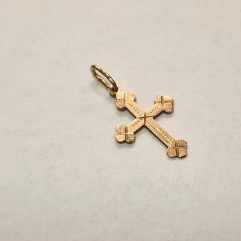 cruce din aur proba 583* 0.49 gr