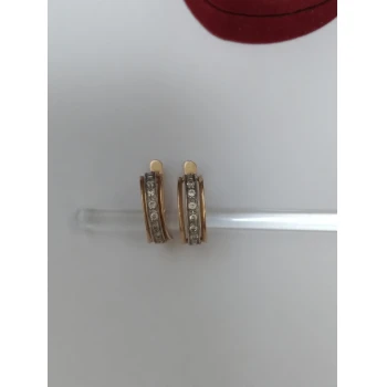 Cercei din aur proba 585 3.88 gr