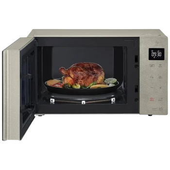 Cuptor cu microunde LG MH6535NBS, Black/Silver