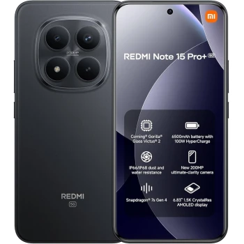 Telefon Xiami Redmi Note 15 Pro+ 12/512 GB Black