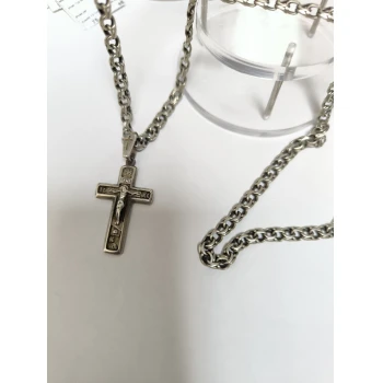 Lant cu Cruce din Argint Proba 925*  30.43 gr