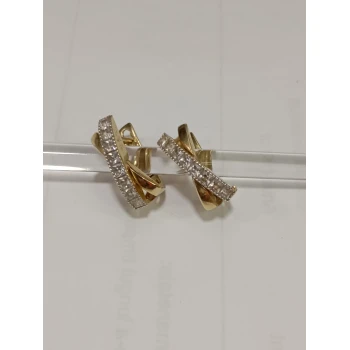 Cercei din aur proba 585* 4,04 gr