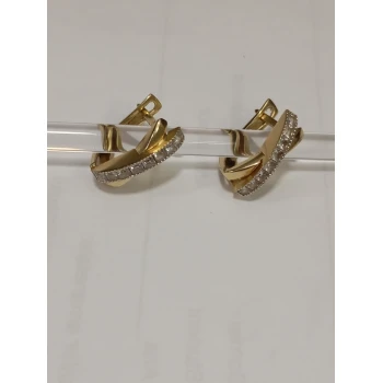 Cercei din aur proba 585* 4,04 gr
