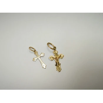 Set Cruce din Aur proba 585 0,88 gr