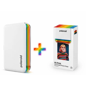 Imprimanta foto Polaroid Photo Printer Hi-Print 2x3 Gen 2 E-box + Paper Cartridge 40 sheets White