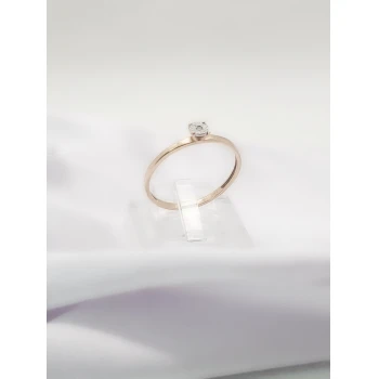 Inel din Aur cu Diaman  Proba 585*0.91gr