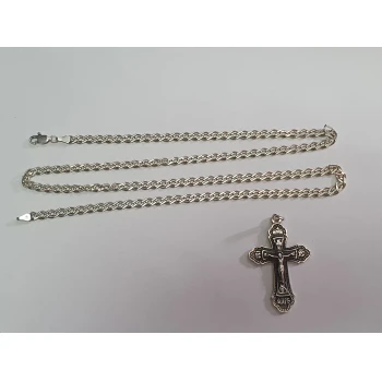 Lant, cruce din Argint proba 925 22.73Gr