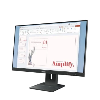 Monitor LENOVO ThinkVision E24-40 23.8" FHD, Black