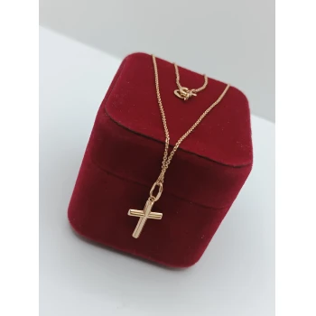 Lanț cu cruce Din Aur Proba 585* 2.00 gr