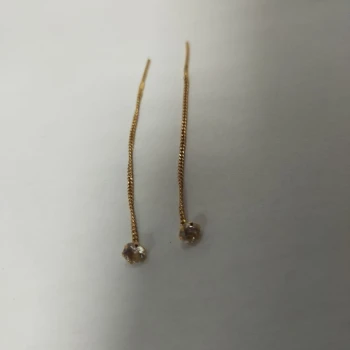 Cercei din aur proba 585* 0,76 gr