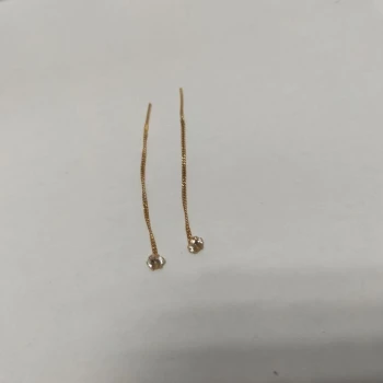 Cercei din aur proba 585* 0,76 gr