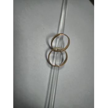 Verighete din aur proba 585* 2,13 gr și  2,02 gr