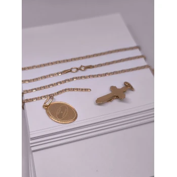 Lant cu Pandativ si Cruce Proba 585* 6,15 Gr