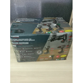 Parkside Performance   Cordless7 Piece Power Took KIT