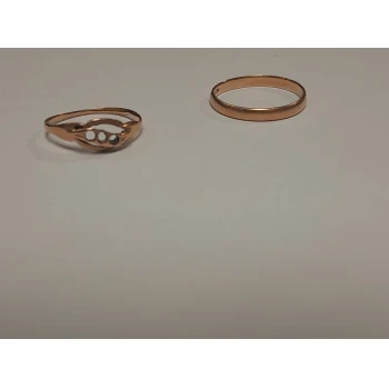 Set din aur proba 585* 2.98 gr
