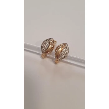 Cercei din aur proba 585 2.84 gr