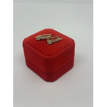 Cercei din aur proba 585* 3.98gr