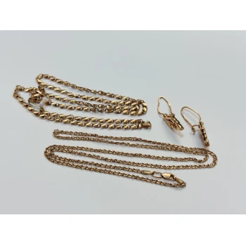 Set Fragmentat din Aur proba 585* 8,12 gr