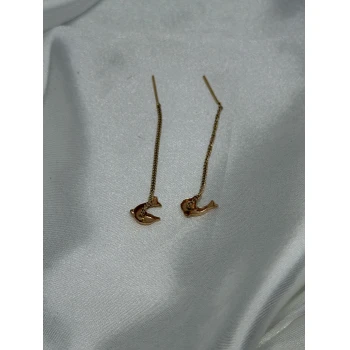 Cercei din aur proba 585  0.72gr