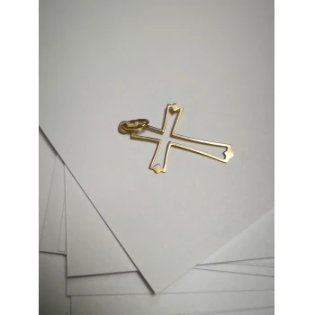 Cruce din Aur Proba 585*  0.74 gr