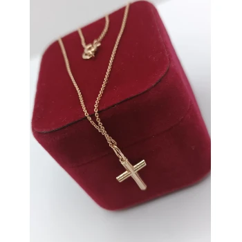 Lanț cu cruce Din Aur Proba 585* 2.00 gr