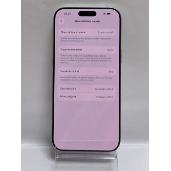 Telefon Apple iPhone 16 Pro Max 256 GB White