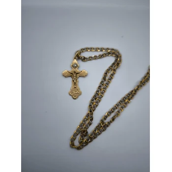 Lanț Cu Cruce Din Aur proba 585 9,61 gr