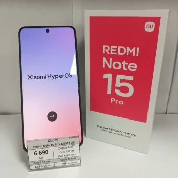 Xiaomi Redmi Note 15 Pro 512 GB Black