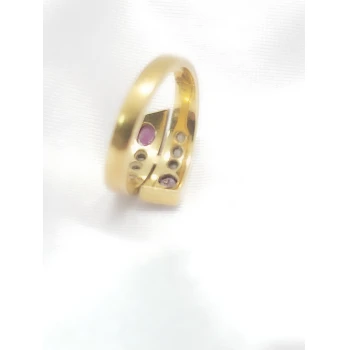 Inel din Aur cu Diamante Proba 750* 6.30 gr