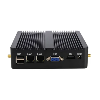 Mini PC Industrial Celeron N2830 8GB RAM 256GB SSD Black