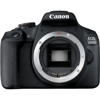 Aparat foto DSLR Canon EOS 2000D & EF-S 18-55mm f/3.5-5.6 IS II KIT, Black