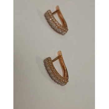Cercei din aur proba 585* 3.18 gr