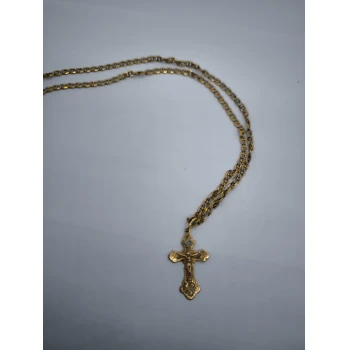 Lanț Cu Cruce Din Aur proba 585 9,61 gr