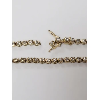 Colier cu Diamante din  Aur Proba 375* 27.89 gr