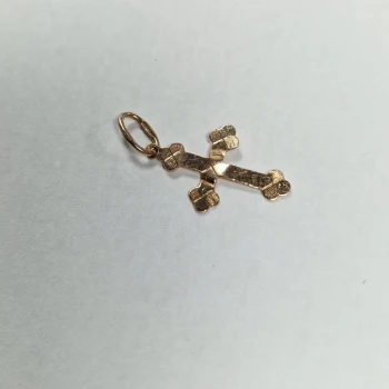 cruce din aur proba 585* 0.48 gr