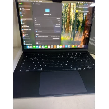 Laptop Macbook Air 256 GB Black 2022