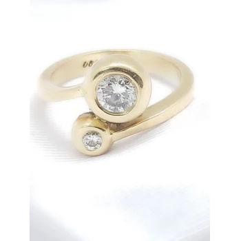 Inel din Aur cu Diamante Proba 750* 5,83 gr