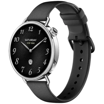 Ceas inteligent Xiaomi Watch S4 41mm Fluororubber Strap Black