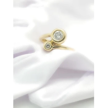 Inel din Aur cu Diamante Proba 750* 5,83 gr