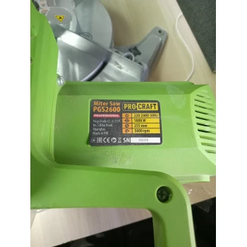 Fierastraul circular ProCraft Miter Saw PGS2600 220-240w