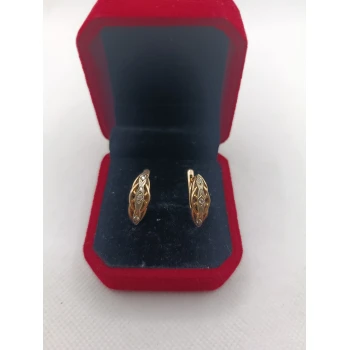Cercei din aur proba 585* 4.38 gr