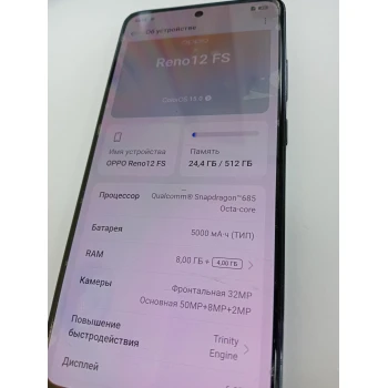 Telefon Oppo Reno 12 FS 12/526 GB Black
