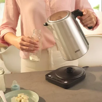 Fierbător electric Braun WK 5205 BK, Inox