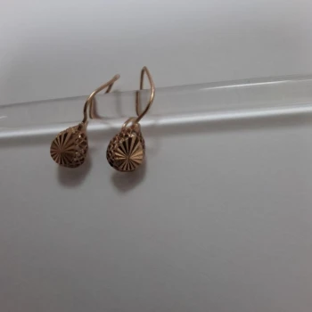 Cercei din aur proba 585 1,05 gr