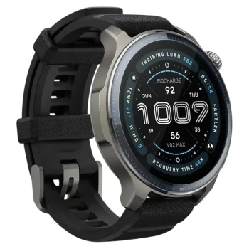 Ceas inteligent Xiaomi Amazfit Balance 2, Silver (Black+Red Silicone Straps)
