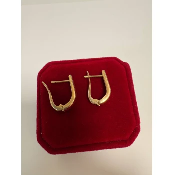 Cercei Din Aur Proba 585 1.98 Gr