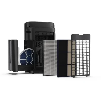 Umidificator-purificator de aer Sharp KIN52E-H, Charcoal Grey