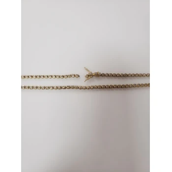 Colier cu Diamante din  Aur Proba 375* 27.89 gr